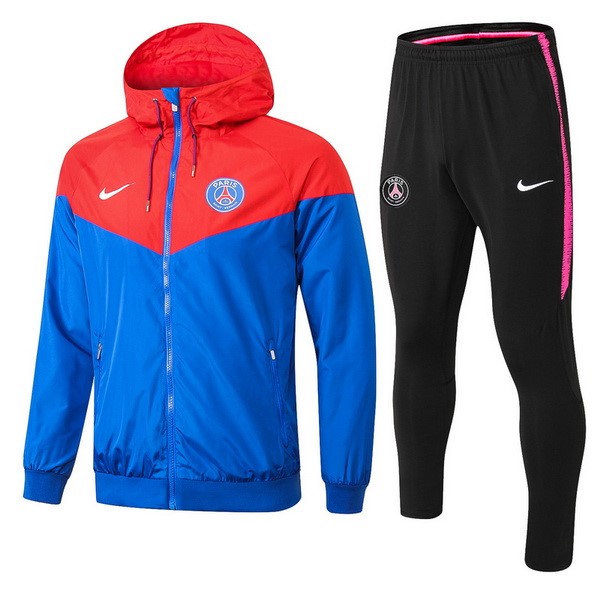 Rompevientos Paris Saint Germain Conjunto Completo 2018/19 Azul Rojo